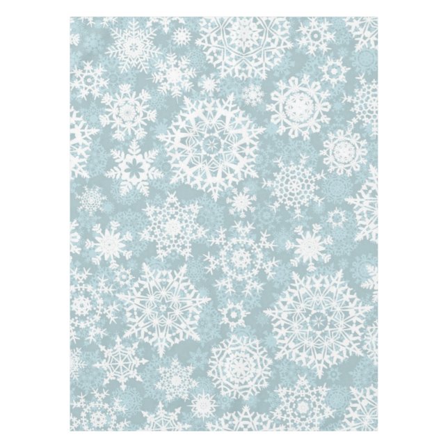 Snowflake pattern	 tablecloth (Front)