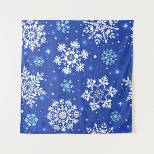 Snowflake pattern tapestry