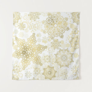 Snowflake pattern tapestry