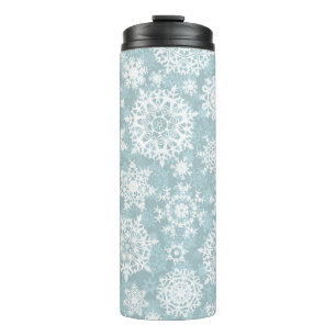 Snowflake pattern	 thermal tumbler