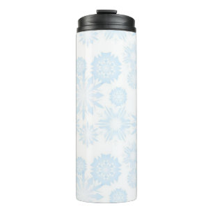 Snowflake pattern thermal tumbler