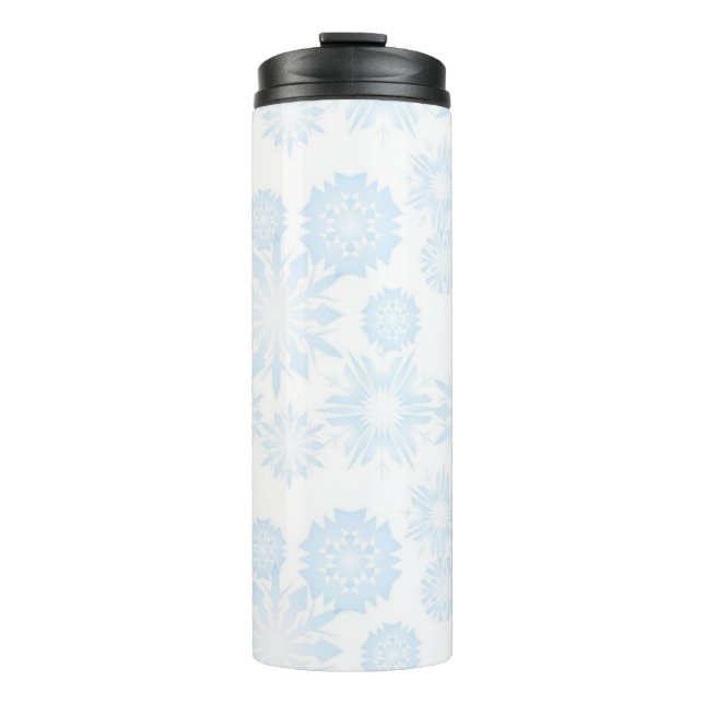 Snowflake pattern	 thermal tumbler (Front)