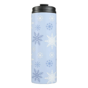 Snowflake pattern thermal tumbler