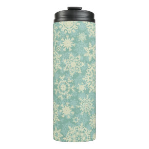 Snowflake pattern	 thermal tumbler