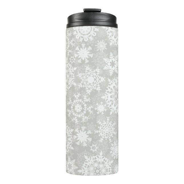 Snowflake pattern	 thermal tumbler (Front)