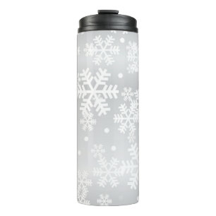 Snowflake pattern	 thermal tumbler