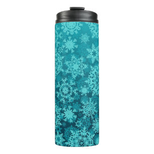 Snowflake pattern	 thermal tumbler