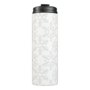 Snowflake pattern thermal tumbler