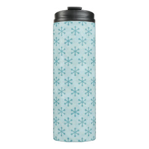 Snowflake pattern thermal tumbler