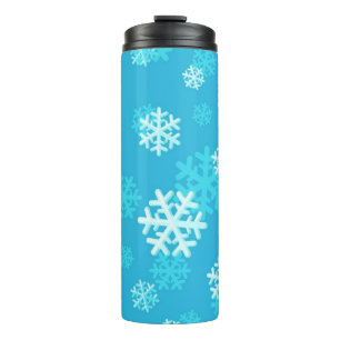 Snowflake pattern	 thermal tumbler