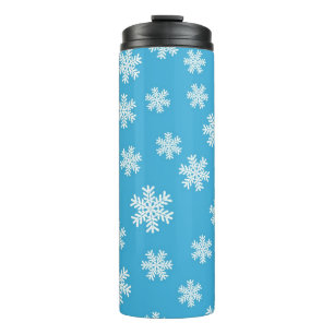 Snowflake pattern thermal tumbler
