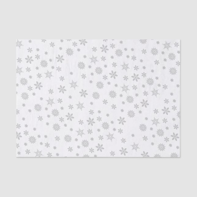 Snowflake Pattern Tissue Paper (Front)