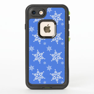 Snowflake Pattern, White Snowflakes, Snow, Blue