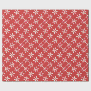 Snowflake Pattern Wrapping Paper