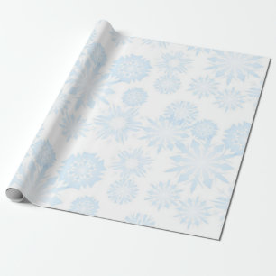 Snowflake pattern	 wrapping paper