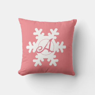 snowflake Personalised Cushion