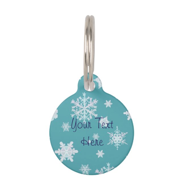 Snowflake Pet Tag (Front)