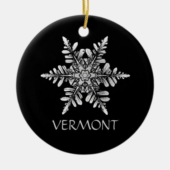 Snowflake Photo Ornament to Customise (Front)