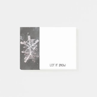 Snowflake Photo Post-It Notes