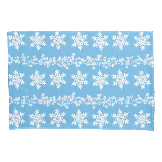 Snowflake Pillow Case (Front)