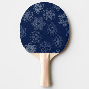 Snowflake Ping Pong Paddle