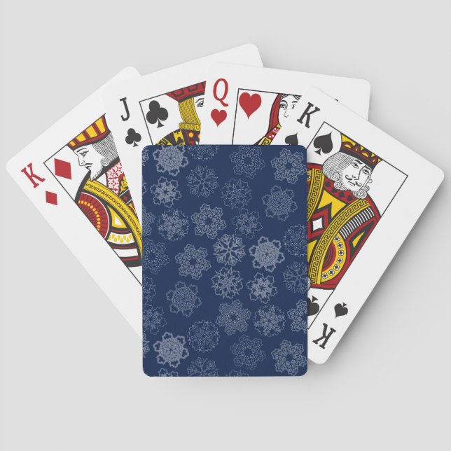 Snowflake Playing Cards (Back)