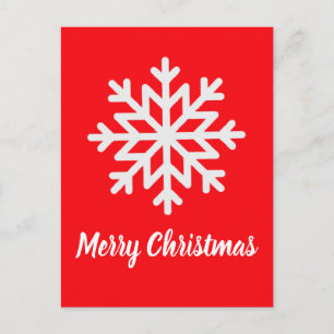 SNOWFLAKE POSTCARD