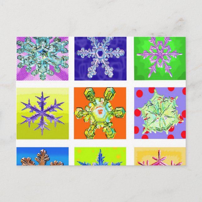 snowflake postcard (Front)