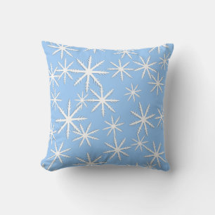 Snowflake  Print Cushion