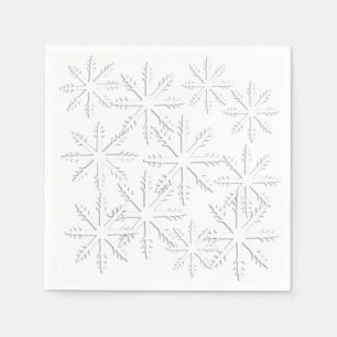Snowflake  Print Napkin