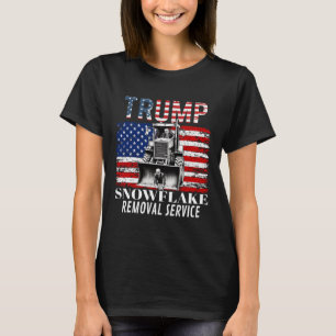 Snowflake Removal Service Funny Donald Trump 2024 T-Shirt