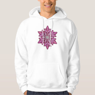 SNOWFLAKE-Retro Vintage Snowflake, Winter Sports Hoodie