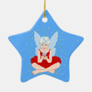 Snowflake Season Ceramic Ornament