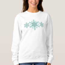 Snowflake Season Teal Winter