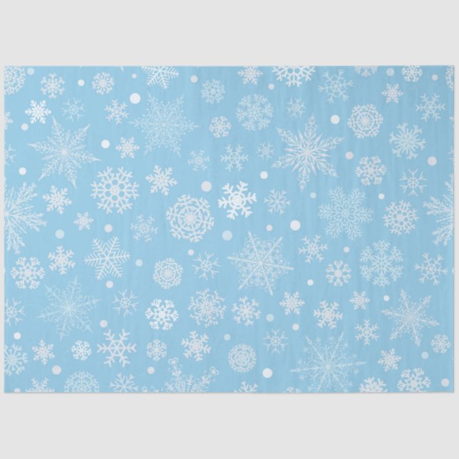 Snowflake Series 16 Design 6 Tissue Paper (Front)