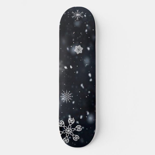 Snowflake Skateboard (Front)