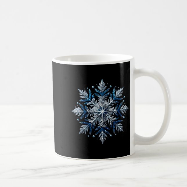 Snowflake Snow Merry Christmas Xmas Family Pajamas Coffee Mug (Right)