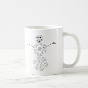 Snowflake Snowman Coffee Cup