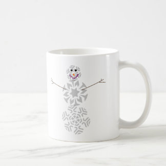 Snowflake Snowman Coffee Cup