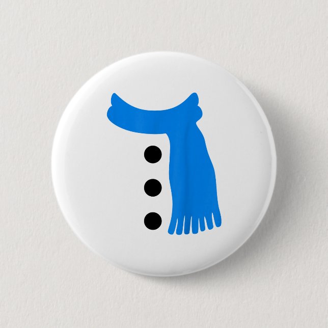 Snowflake Snowman Costumes Christmas Family Matchi 6 Cm Round Badge (Front)