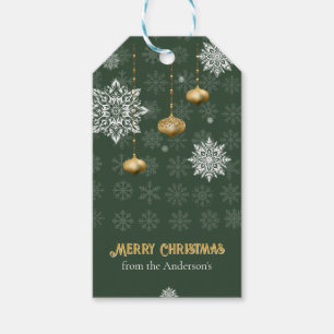 Snowflake Sparkle Gift Tag