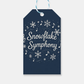 Snowflake Symphony  Gift Tags