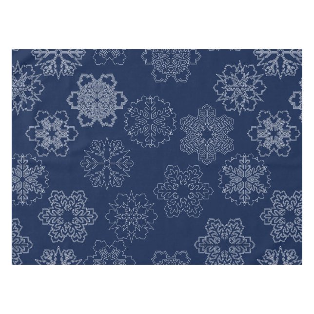Snowflake Tablecloth (Front (Horizontal))