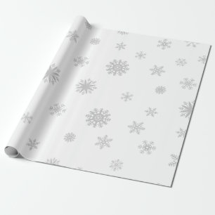 Snowflake Texture Wrapping Paper