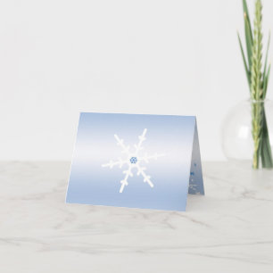 Snowflake Thank You Card