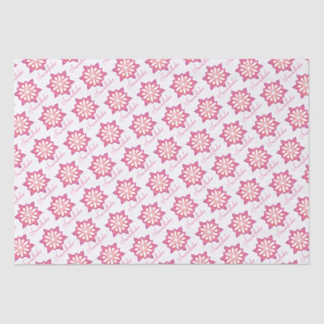 Snowflake tissue paper (Front)