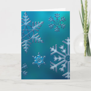 Snowflake V Holiday Card