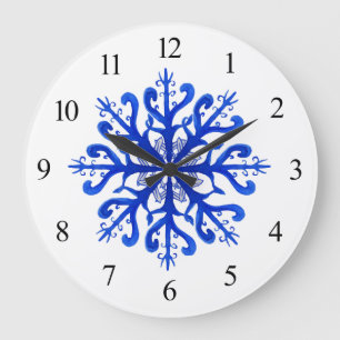 Snowflake Wall Clock