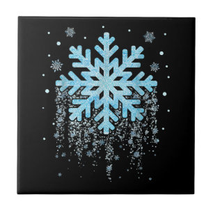 Snowflake Winter Christmas Ceramic Tile