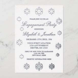 Snowflake Winter Engagement Party